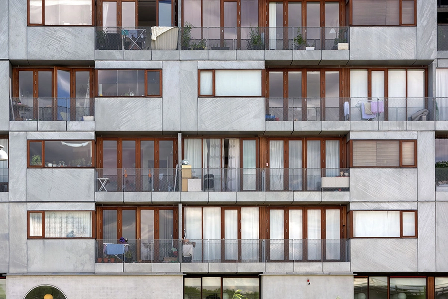 Fælledhaven Facadeudsnit