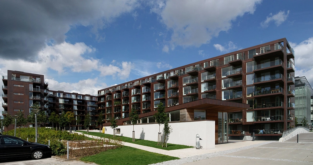 Frederikskaj Bebyggelsen set fra syd