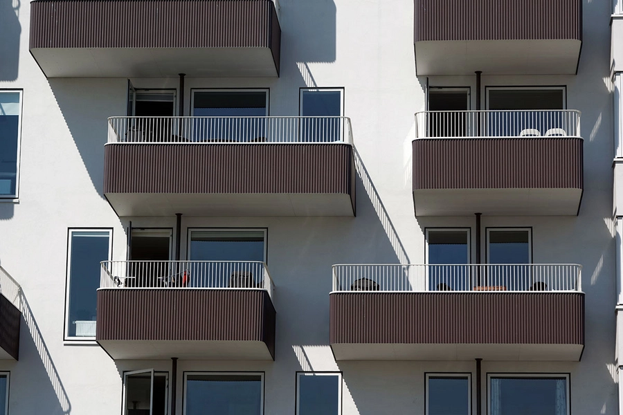 Kajkanten Detalje, balkoner