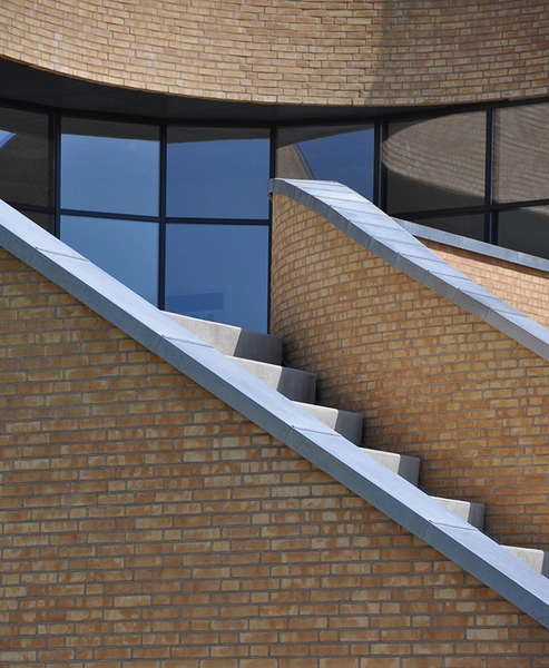 Horsens Statsskole Udendørs trappe til sciencebygningens øverste etage