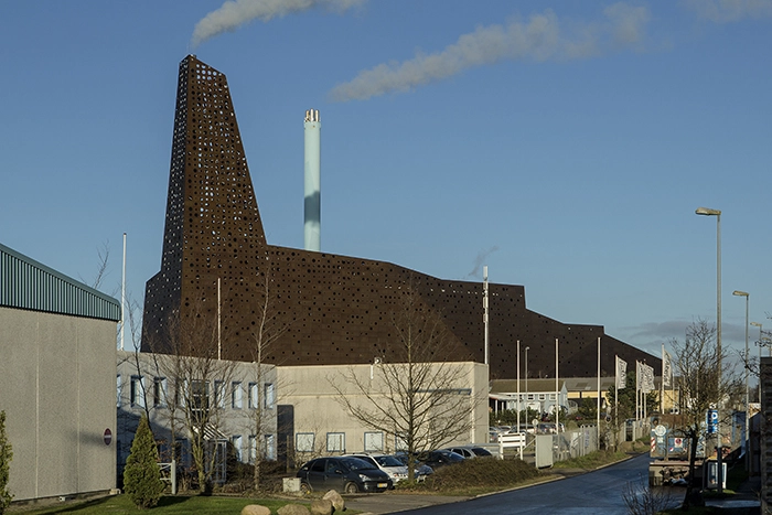 Energitårnet Energitårnet fra industrikvarteret omkring værket