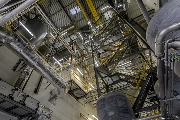 Energitårnet Interiør fra produktionsområderne