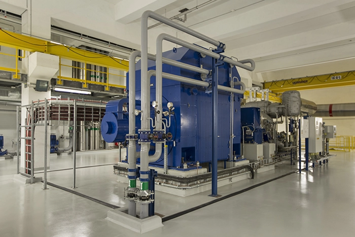 Energitårnet Interiør fra produktionsområderne