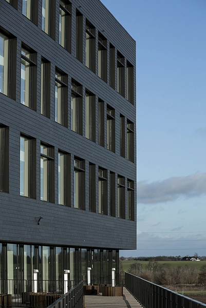 Egedal Rådhus og Sundhedscenter Sydlig facade