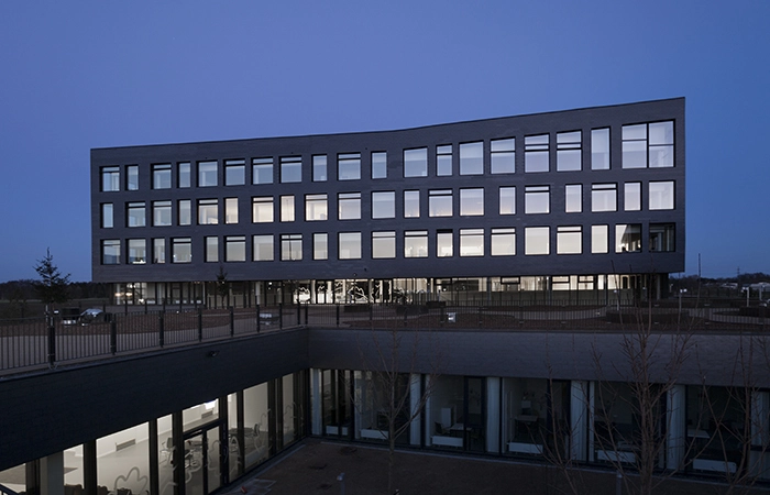 Egedal Rådhus og Sundhedscenter Set fra vest