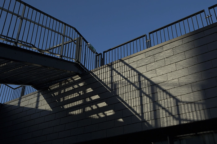 Egedal Rådhus og Sundhedscenter Trappe til taget af Sundhedscenteret