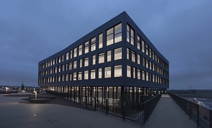 Egedal Rådhus og Sundhedscenter Set fra SV