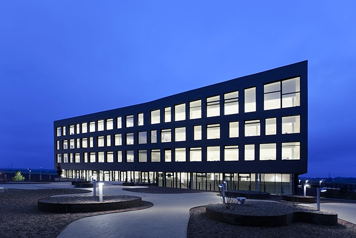 Egedal Rådhus og Sundhedscenter Set fra SV