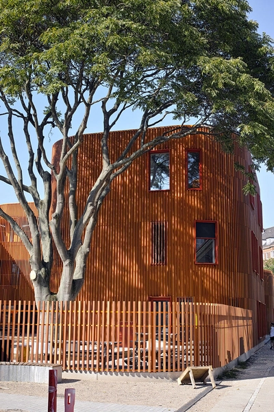 Forfatterhuset Bygninger set fra vejen