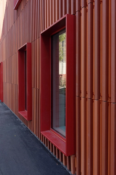 Forfatterhuset Detalje, vinduer