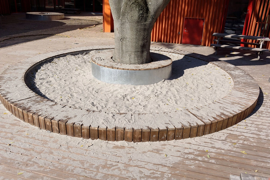 Forfatterhuset Detalje, legeplads