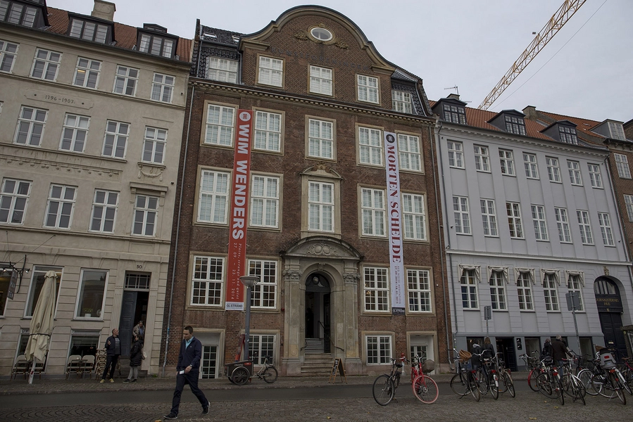 Kunstforeningen Gl. Strand Bygningen set fra syd