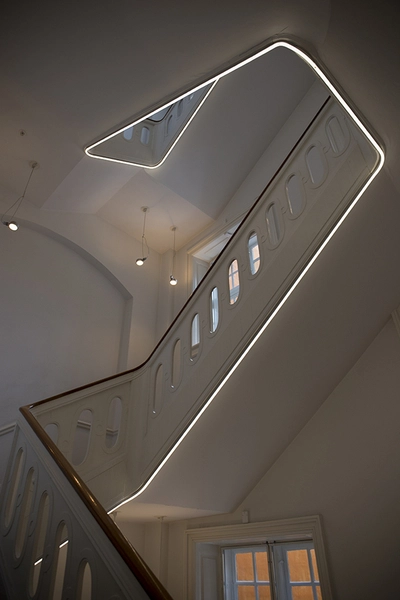 Kunstforeningen Gl. Strand Trappehus, belysning