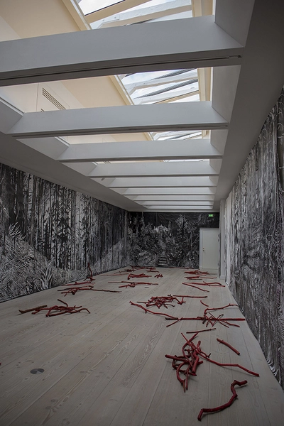 Kunstforeningen Gl. Strand Udstillingssal, ovenlys