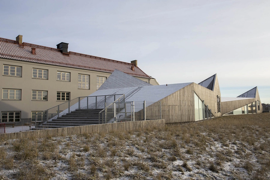 Råå nya förskola Bygningen set fra nord