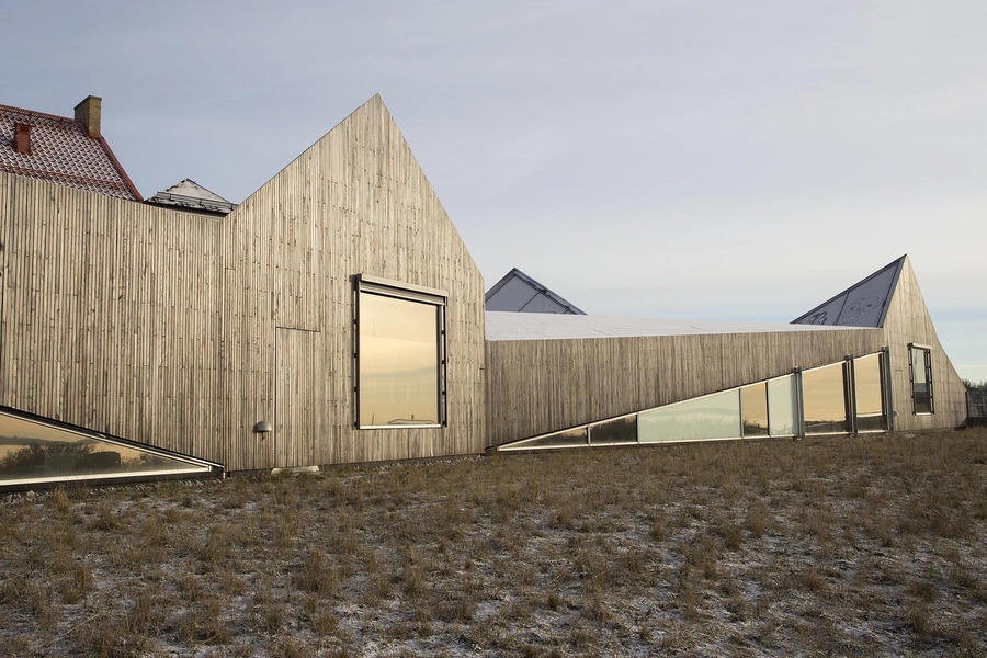 Råå nya förskola Taglandskab og vinduer