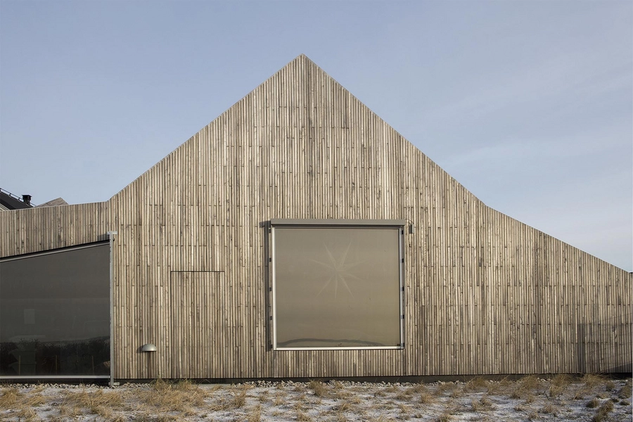 Råå nya förskola Udsnit, vestfacade