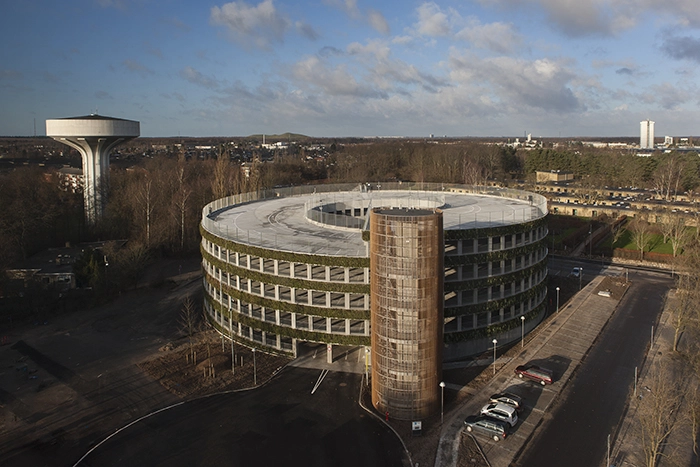 P-Hus Glostrup Hospital Set fra syd