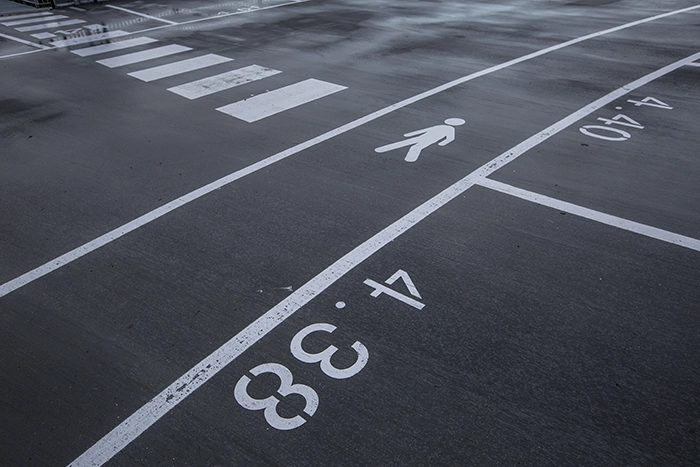 P-Hus Glostrup Hospital Gang- og parkeringsareal