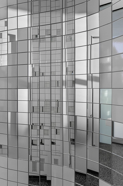 Nørreport Station Spejle og vægbeklædning