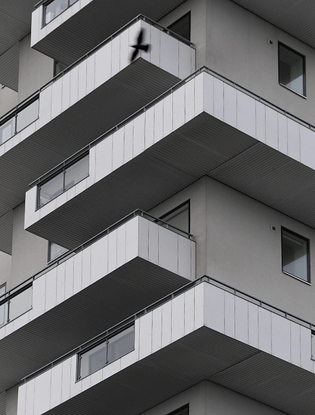 Øresund Towers 2 Detalje med altaner