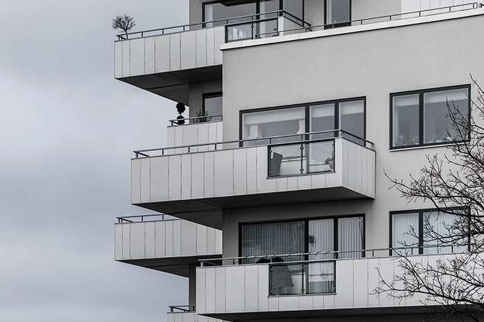 Øresund Towers 2 Detalje med altaner