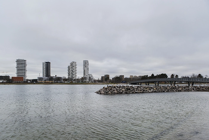 Øresund Towers 2 Set fra Amager Strandpark