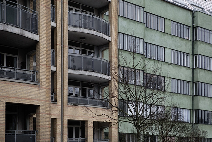 Det Grønne Funkishus Set fra Ndr. Fasanvej mod SØ