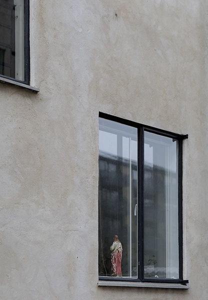 Det Grønne Funkishus Fra gårdrummet mellem bygningerne