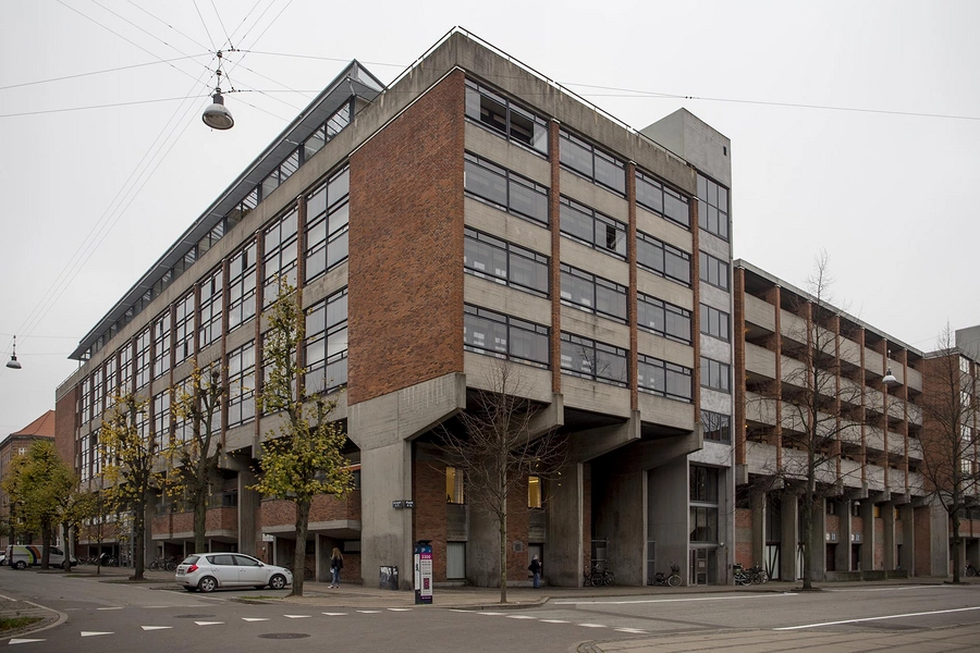 Bryggergården Blik fra nord på hjørnet Alsgade/Slesvigsgade