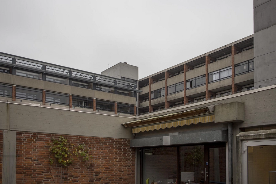 Bryggergården Lav bebyggelse i gårdrum