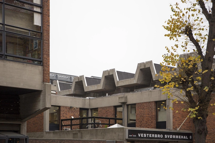 Bryggergården Lav bebyggelse i gårdrum