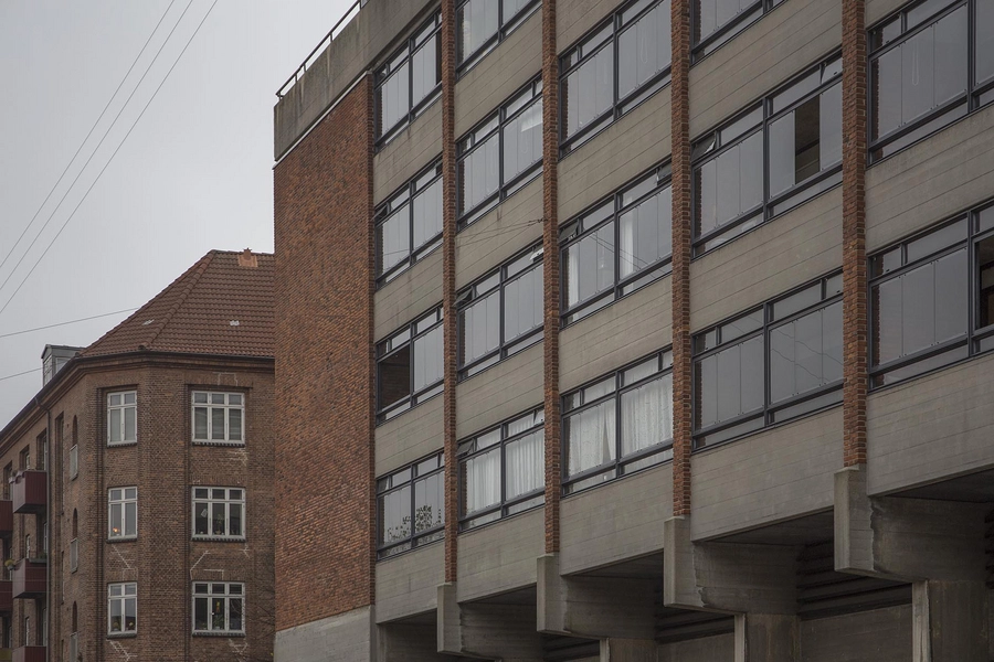 Bryggergården Boligkarréer i rødt tegl