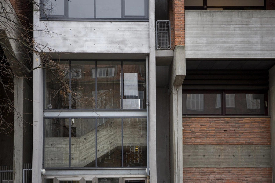 Bryggergården Facadeudsnit, trappeopgang mod Alsgade