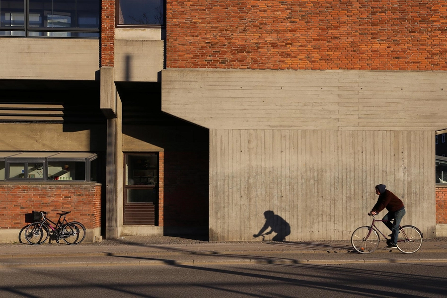 Bryggergården Sollys på vestfacaden