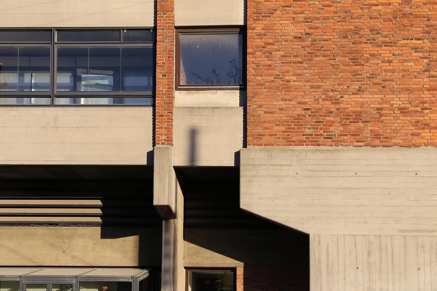 Bryggergården Sollys på vestfacaden