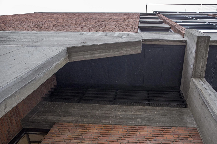 Bryggergården Detalje, betonkonstruktion