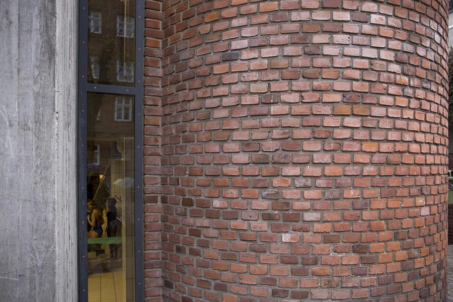 Bryggergården Detalje, tegl