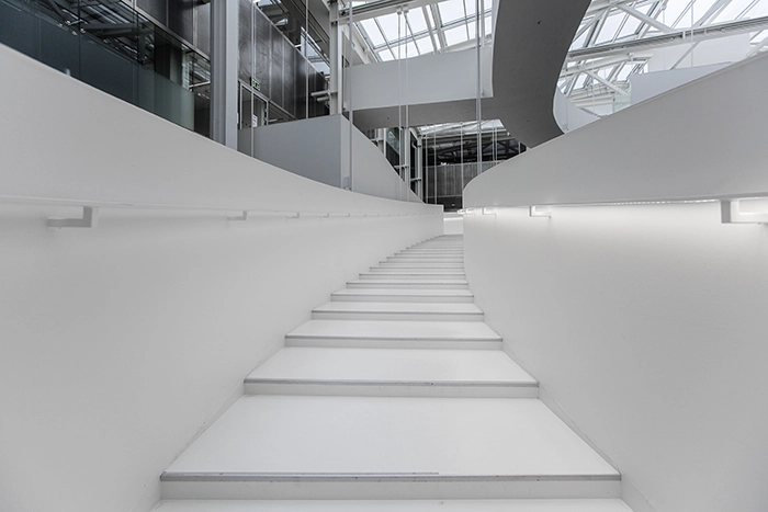 Atrium i Teknikerbyen Trappeparti på rampen