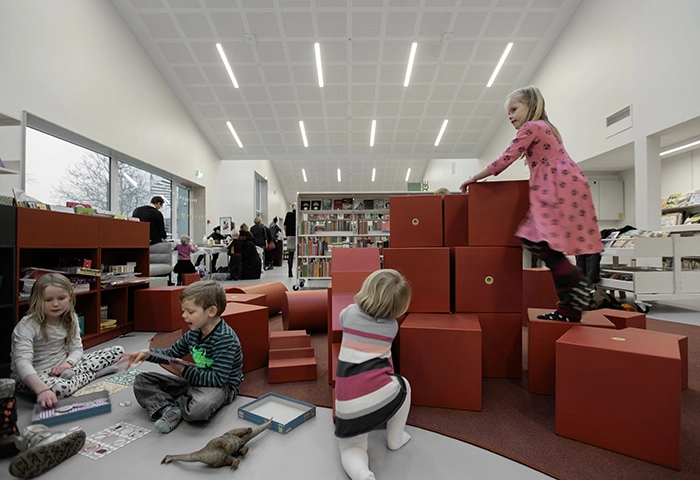 Allerød Bibliotek og Kulturhus Interiør