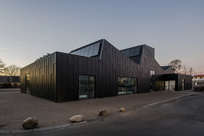 Allerød Bibliotek og Kulturhus Set fra SØ