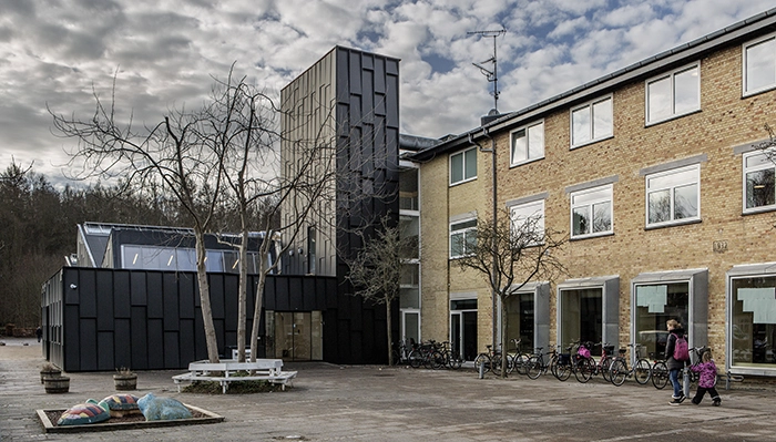 Allerød Bibliotek og Kulturhus Set fra nord