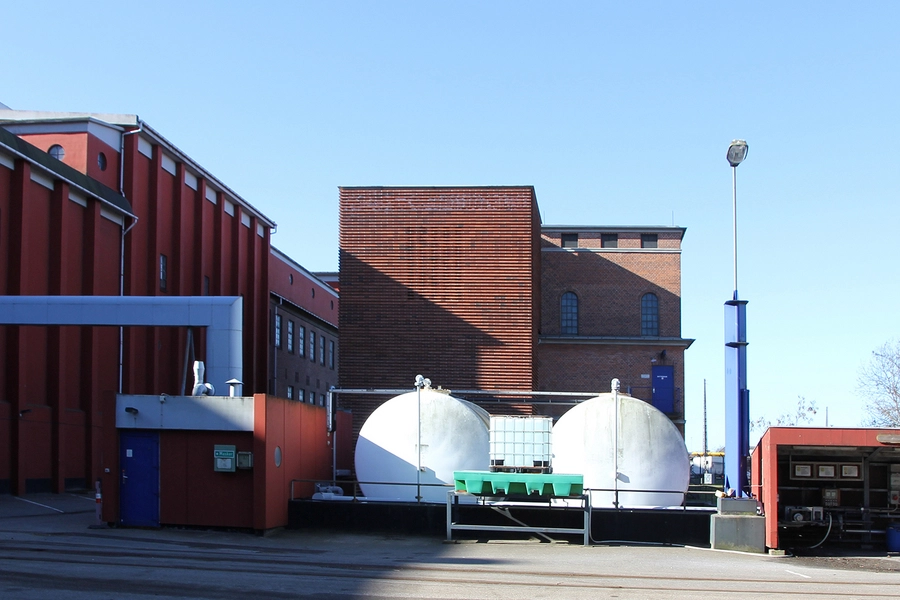 Transformerstation HC. Ørstedsværket Transformerstation set fra øst