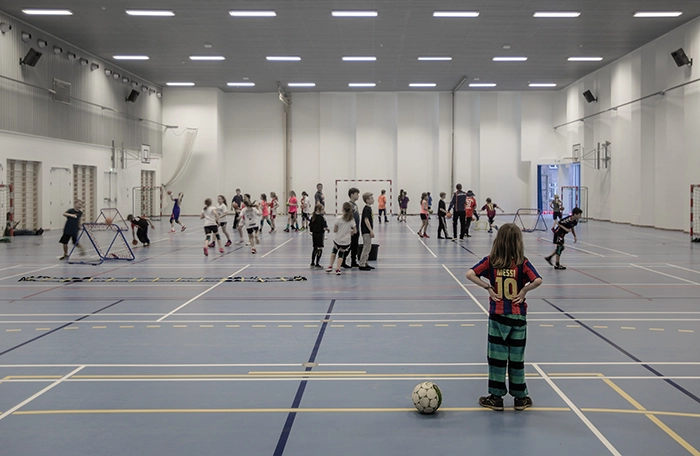 Sundbyøsterhal 2 Interiør fra sportshal