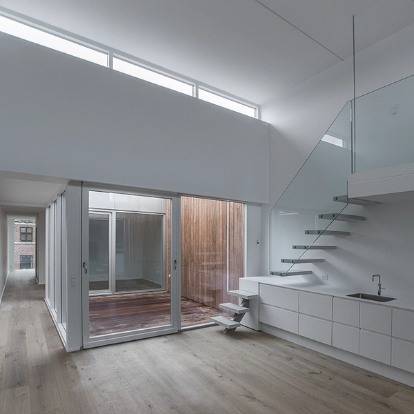 Sundbyøsterhal 2 Interiør fra lejlighed med indre gårdrum