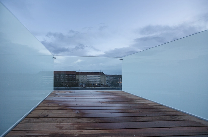 Sundbyøsterhal 2 Set fra hems med udgang til altan