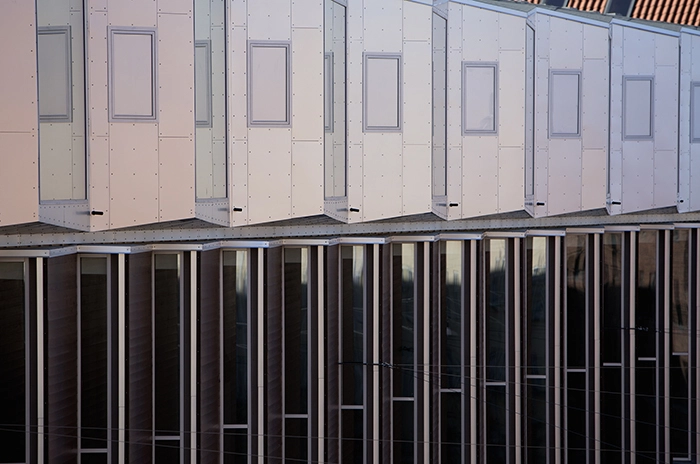 Sundbyøsterhal 2 Detalje fra facade mod Parmagade