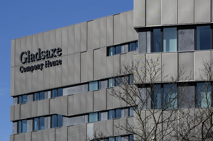 Gladsaxe Company House Facade-detalje set fra SØ