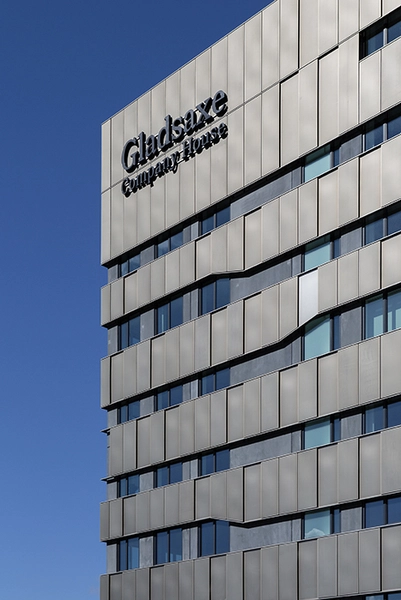 Gladsaxe Company House Facade-detalje set fra SØ