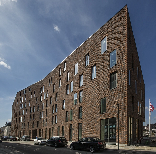 Krøyers Plads Set fra Strandgade mod vest